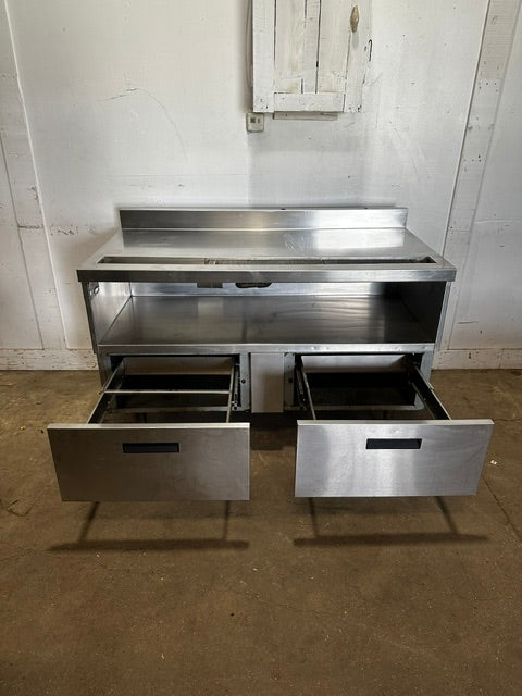 DELFIELD COMMERCIAL STAINLESS STEEL SHELF UTILITY CABINET w/ DRY CABINET STORAGE