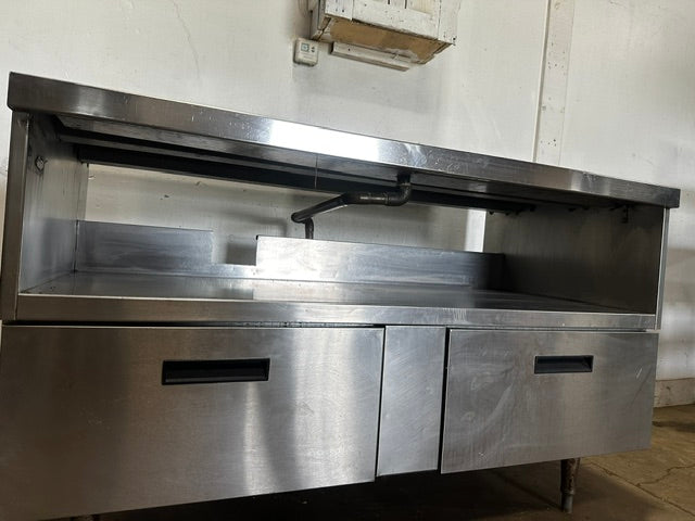 DELFIELD COMMERCIAL STAINLESS STEEL SHELF UTILITY CABINET w/ DRY CABINET STORAGE