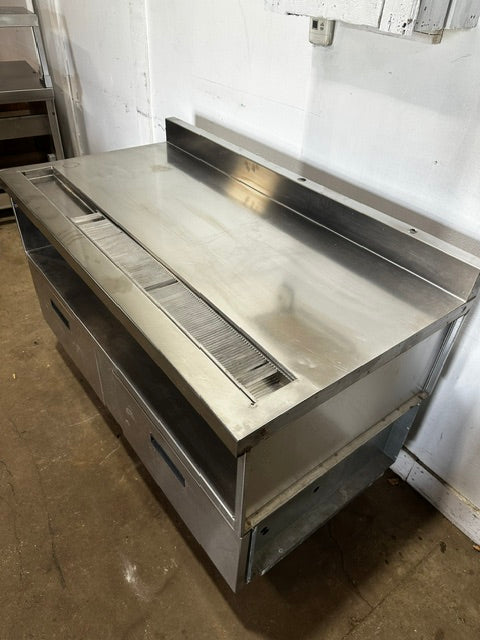 DELFIELD COMMERCIAL STAINLESS STEEL SHELF UTILITY CABINET w/ DRY CABINET STORAGE