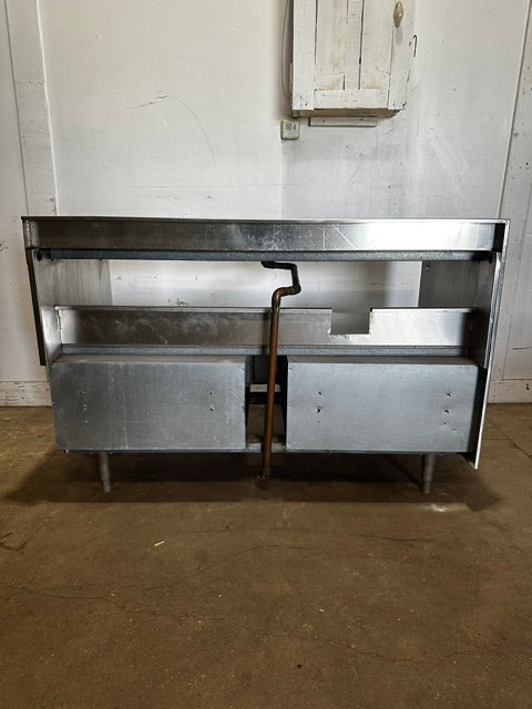 DELFIELD COMMERCIAL STAINLESS STEEL SHELF UTILITY CABINET w/ DRY CABINET STORAGE