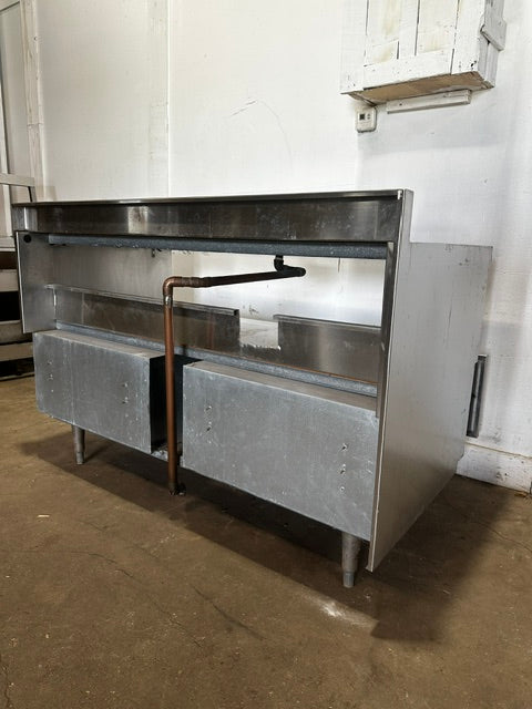 DELFIELD COMMERCIAL STAINLESS STEEL SHELF UTILITY CABINET w/ DRY CABINET STORAGE