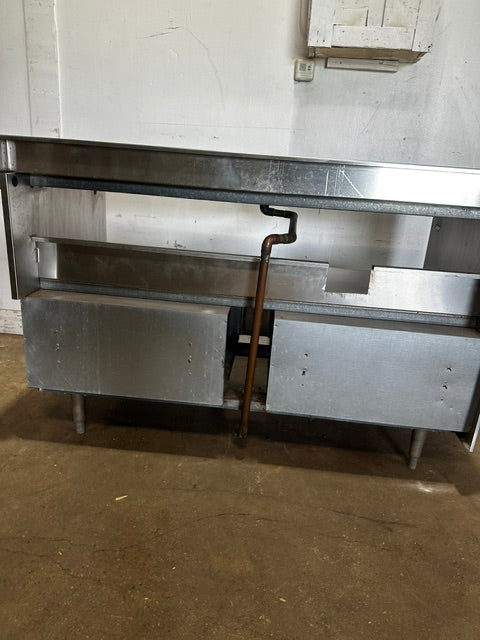 DELFIELD COMMERCIAL STAINLESS STEEL SHELF UTILITY CABINET w/ DRY CABINET STORAGE