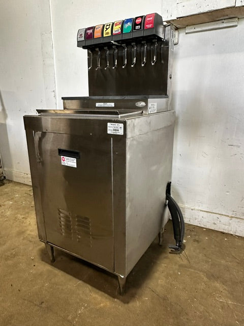 "CORNELIUS CB2323-AK"COMMERCIAL 8 HEADS SODA MACHINE W/ ICE BIN