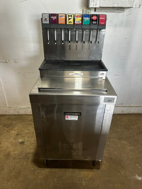 "CORNELIUS CB2323-AK"COMMERCIAL 8 HEADS SODA MACHINE W/ ICE BIN