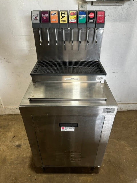 "CORNELIUS CB2323-AK"COMMERCIAL 8 HEADS SODA MACHINE W/ ICE BIN