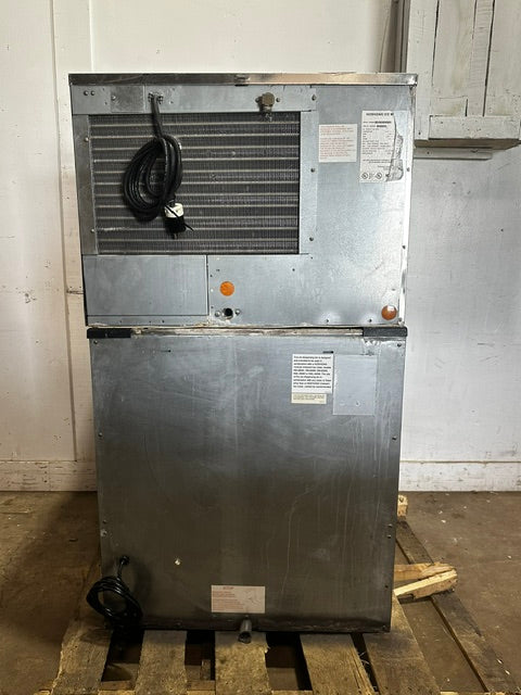 HOSHIZAKI KML-350MAH ICE MAKER W/ATTACHED DISPENSER AND DRIP TRAY