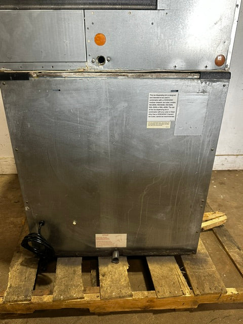 HOSHIZAKI KML-350MAH ICE MAKER W/ATTACHED DISPENSER AND DRIP TRAY