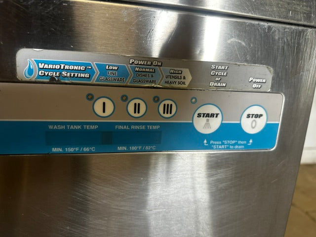 MEIKO MODEL DV 120.2 ELECTRIC 3PH HIGH-TEMP STAINLESS STEEL COMMERCIAL DISHWASHER