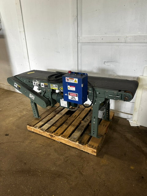 "HYTROL TA" H.D INDUSTRIAL 14"W POWERED BELT CONVEYOR, 480V 3PH