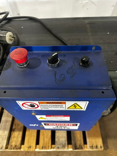 "HYTROL TA" H.D INDUSTRIAL 14"W POWERED BELT CONVEYOR, 480V 3PH