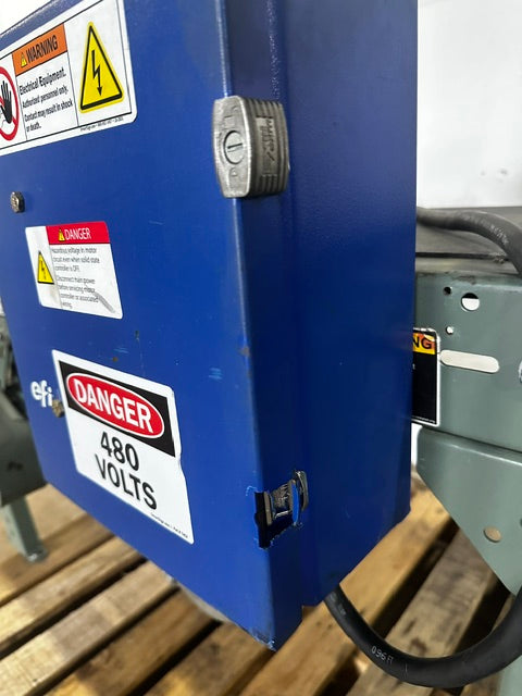 "HYTROL TA" H.D INDUSTRIAL 14"W POWERED BELT CONVEYOR, 480V 3PH