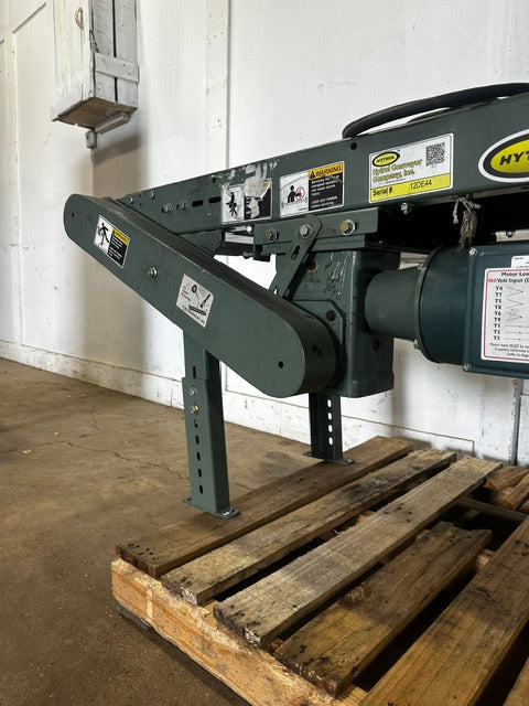 "HYTROL TA" H.D INDUSTRIAL 14"W POWERED BELT CONVEYOR, 480V 3PH