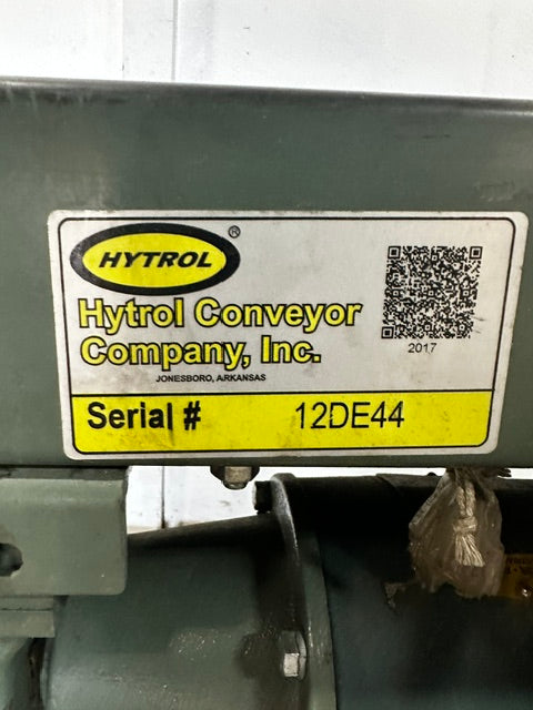 "HYTROL TA" H.D INDUSTRIAL 14"W POWERED BELT CONVEYOR, 480V 3PH