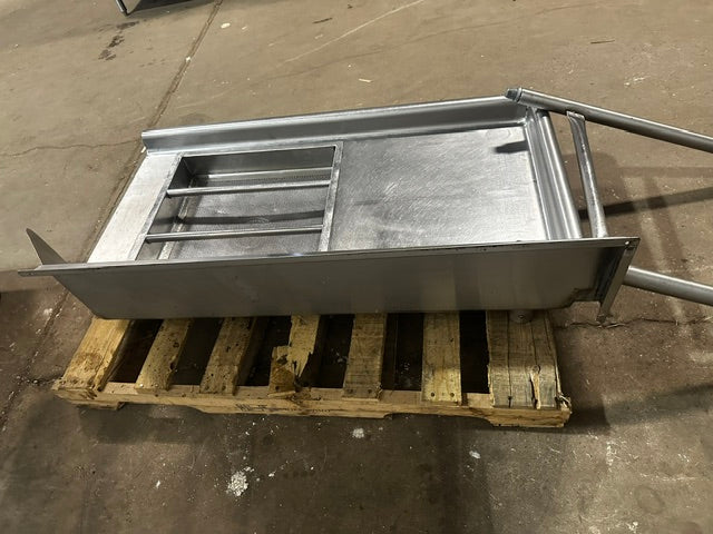 H.D LEFT SIDE DIRTY TABLE FOR COMMERCIAL DISHWASHER, 36"H x 48"W x 29"D