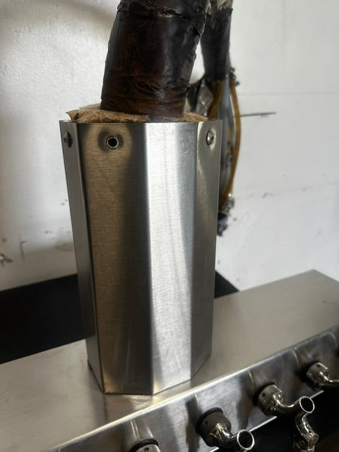 "GLAS TENDER BT-8-SSR" 26"W 8 HEAD BRIDGE TEE DRAFT BEER TOWER TAP