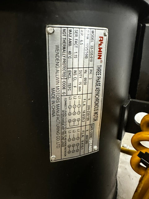 H.D HYDRAULIC PUMP WITH ALLWIN 3PH MOTOR MODEL - 22-135-010