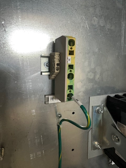 X-bar Automation electrical control drive panel, 480V 3PH