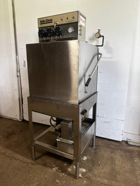 "VALU-CLEAN VC1000" COMMERCIAL ELECTRIC 1PH LOW-TEMP STAINLESS STEEL DISHWASHER
