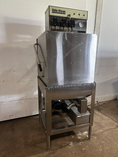 "VALU-CLEAN VC1000" COMMERCIAL ELECTRIC 1PH LOW-TEMP STAINLESS STEEL DISHWASHER