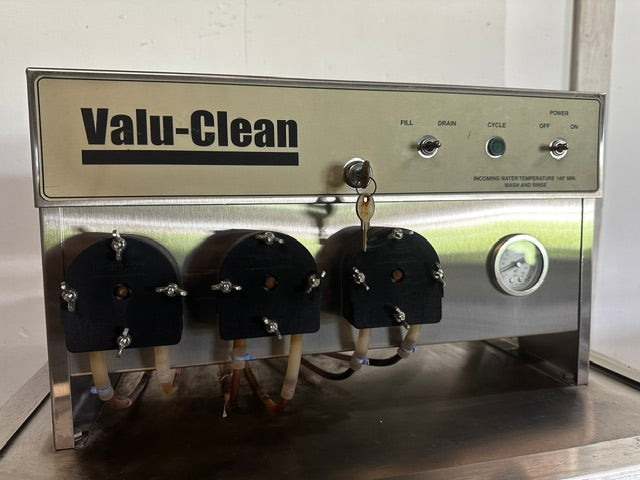 "VALU-CLEAN VC1000" COMMERCIAL ELECTRIC 1PH LOW-TEMP STAINLESS STEEL DISHWASHER