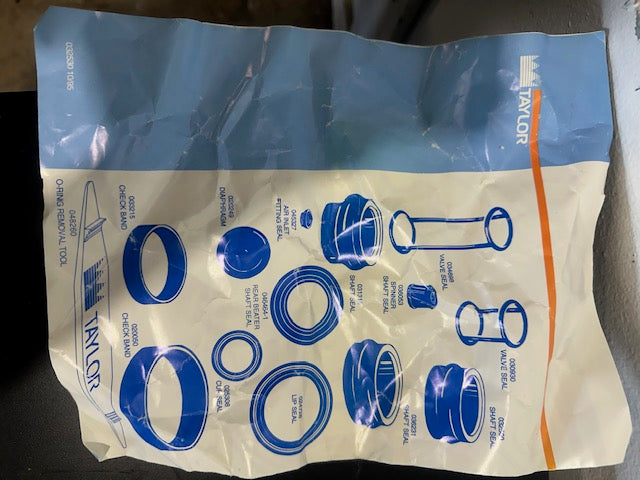 TAYLOR COMMERCIAL SOFT SERVE FREEZER DOOR/O-RINGS AND ACCESSORIES