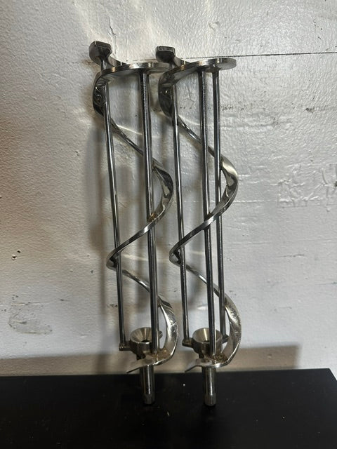 LOT OF 2 TAYLOR X24689 STAINLESS STEEL COMMERCIAL BEATER ASSEMBLY