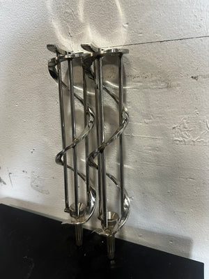 LOT OF 2 TAYLOR X24689 STAINLESS STEEL COMMERCIAL BEATER ASSEMBLY