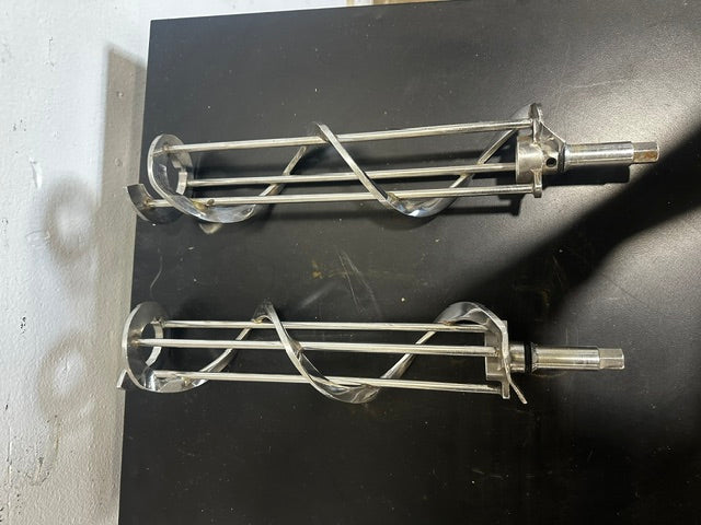 LOT OF 2 TAYLOR X24689 STAINLESS STEEL COMMERCIAL BEATER ASSEMBLY