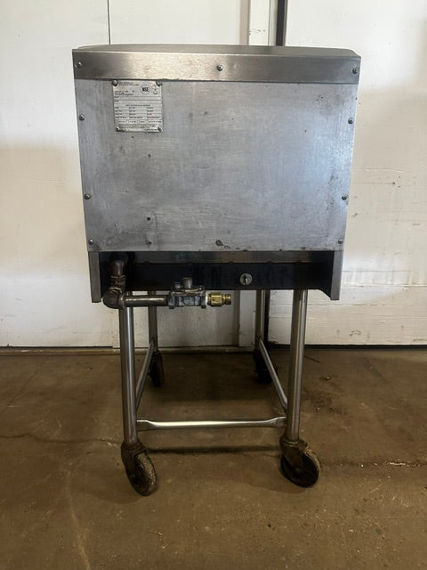 "JADE JMRH-41A" H.D COMMERCIAL N GAS 4 BURNER STOVE ON CASTER, 3,5000 BTU/HR