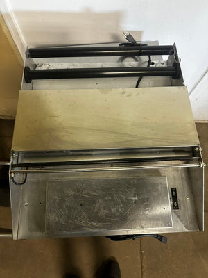 Heat Seal 600A Single 20" Roll Film Roller Mounted Wrapping Machine 115V 1PH