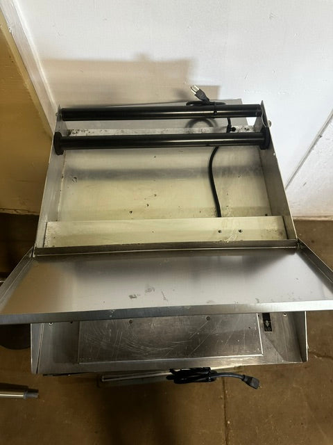 Heat Seal 600A Single 20" Roll Film Roller Mounted Wrapping Machine 115V 1PH