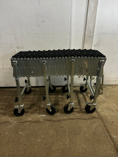 NESTAFLEX 226 SKATE WHEEL CONVEYOR 39"L(COMPRESS)x27"H - 151"L x 42"H(EXPAND)