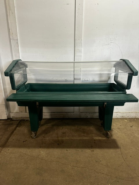 "CAMBRO" DOUBLE SIDED, YOUTH HG ICE BED BUFFET W/FOLDABLE SNEEZE GUARD