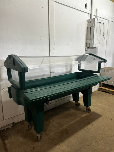 "CAMBRO" DOUBLE SIDED, YOUTH HG ICE BED BUFFET W/FOLDABLE SNEEZE GUARD