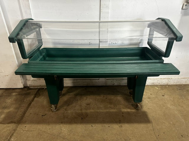 "CAMBRO" DOUBLE SIDED, YOUTH HG ICE BED BUFFET W/FOLDABLE SNEEZE GUARD