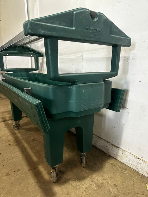 "CAMBRO" DOUBLE SIDED, YOUTH HG ICE BED BUFFET W/FOLDABLE SNEEZE GUARD