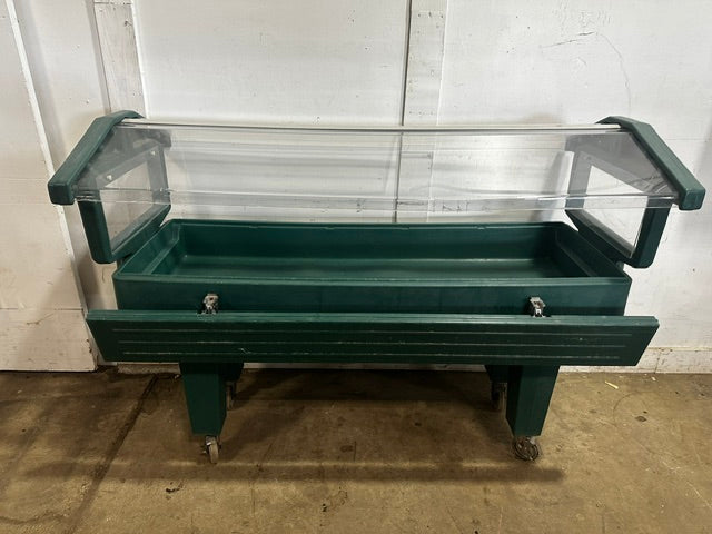 "CAMBRO" DOUBLE SIDED, YOUTH HG ICE BED BUFFET W/FOLDABLE SNEEZE GUARD