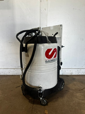 "Samson" Evacumaster High Vacuum Oil Suction Unit, on wheels,