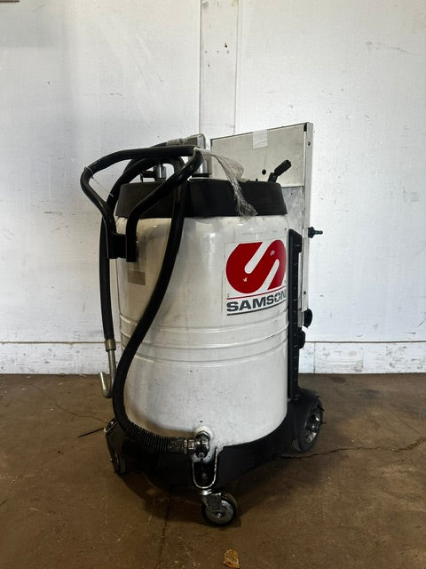 "Samson" Evacumaster High Vacuum Oil Suction Unit, on wheels,