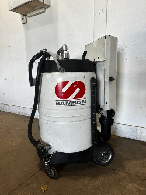 "Samson" Evacumaster High Vacuum Oil Suction Unit, on wheels,