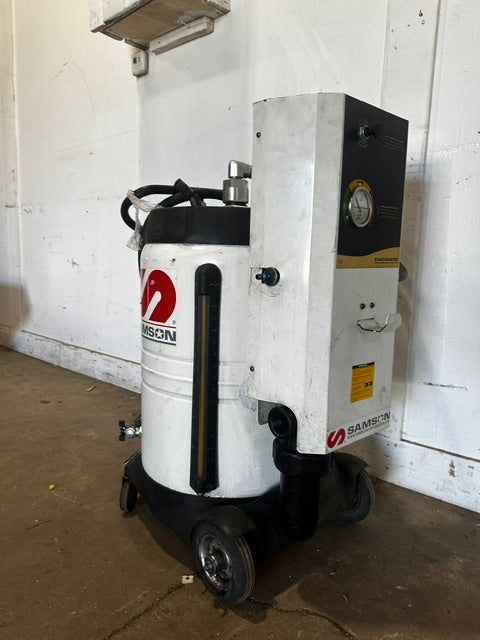 "Samson" Evacumaster High Vacuum Oil Suction Unit, on wheels,