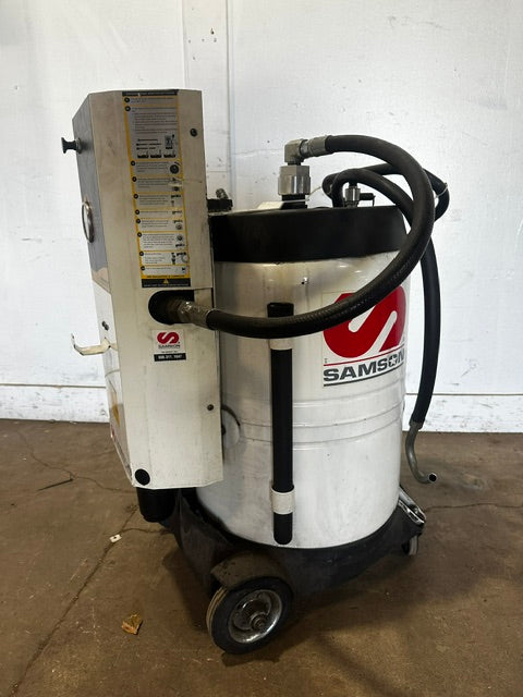 "Samson" Evacumaster High Vacuum Oil Suction Unit, on wheels,