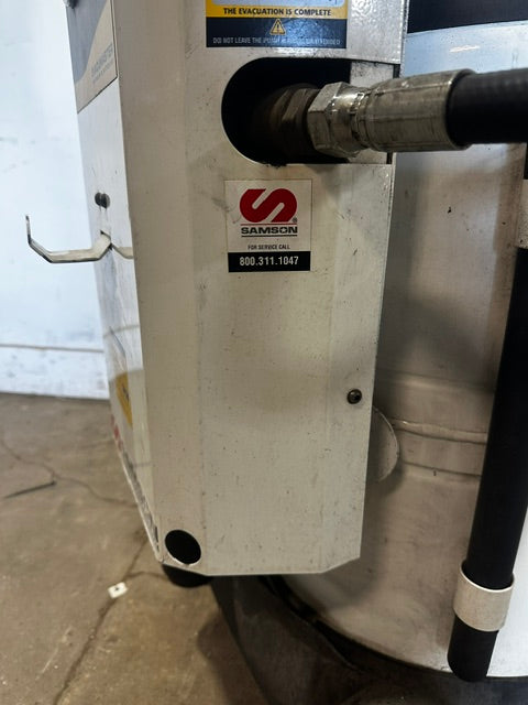 "Samson" Evacumaster High Vacuum Oil Suction Unit, on wheels,