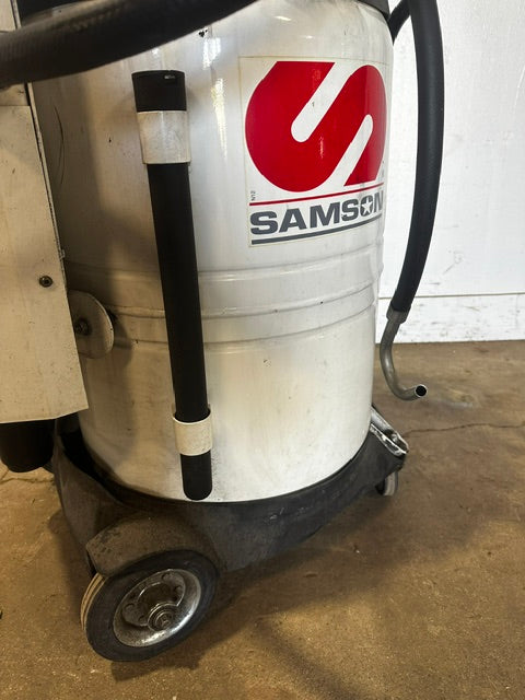"Samson" Evacumaster High Vacuum Oil Suction Unit, on wheels,