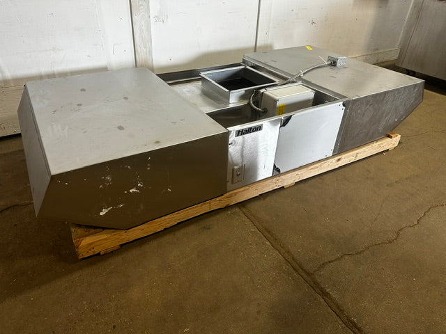 "HALTON MODEL MM -1" Stainless Steel COMMERCIAL CONVEYOR PIZZA OVEN EXHAUST HOOD for Lincoln  Middleby Marshall pizza oven.