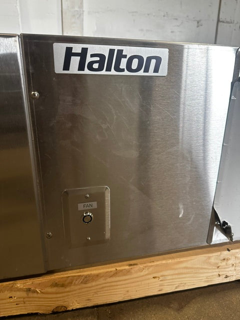"HALTON MODEL MM -1" Stainless Steel COMMERCIAL CONVEYOR PIZZA OVEN EXHAUST HOOD for Lincoln  Middleby Marshall pizza oven.