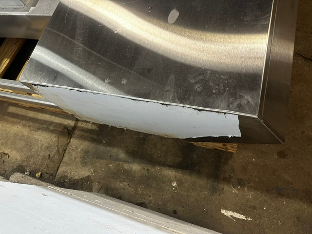 "HALTON MODEL MM -1" Stainless Steel COMMERCIAL CONVEYOR PIZZA OVEN EXHAUST HOOD for Lincoln  Middleby Marshall pizza oven.