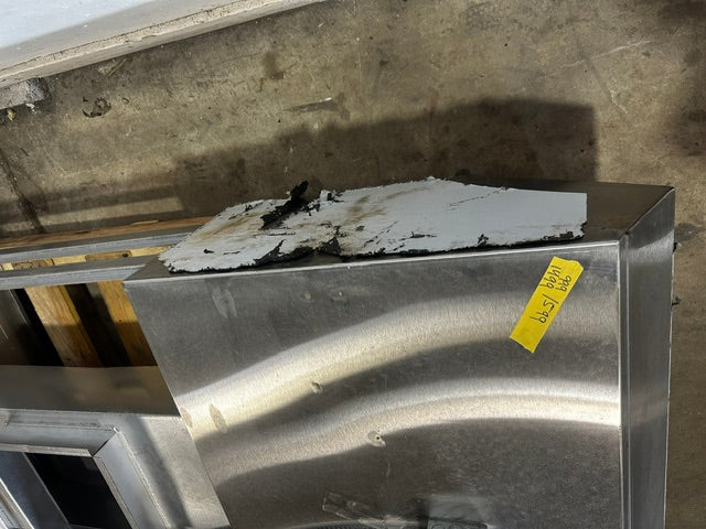 "HALTON MODEL MM -1" Stainless Steel COMMERCIAL CONVEYOR PIZZA OVEN EXHAUST HOOD for Lincoln  Middleby Marshall pizza oven.