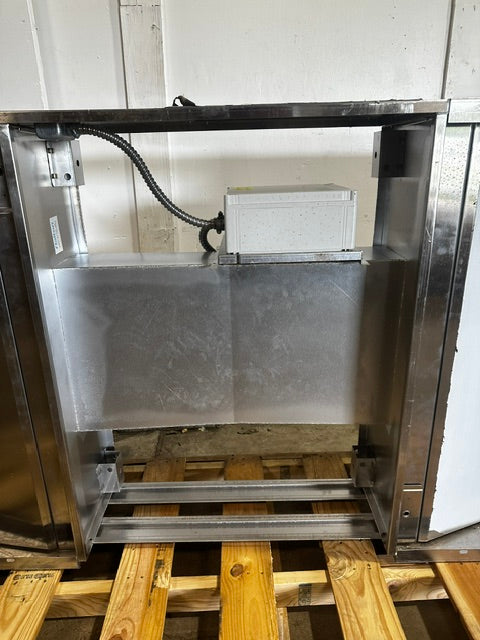 "HALTON MODEL MM -1" Stainless Steel COMMERCIAL CONVEYOR PIZZA OVEN EXHAUST HOOD for Lincoln  Middleby Marshall pizza oven.