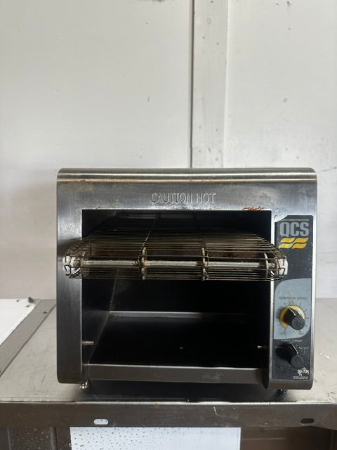 "STAR HOLMAN QCS-1-350" COUNTERTOP ELECTRIC CONVEYOR BUN/BREAD TOASTER,120V 1PH
